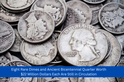 Eight Rare Dimes and Ancient Bicentennial Quarter Worth $22 Million Dollars Each Are Still in Circulation